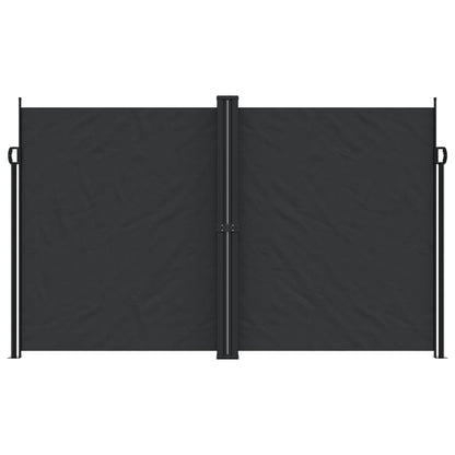 Store latéral rétractable vidaXL noir 200x1000 cm