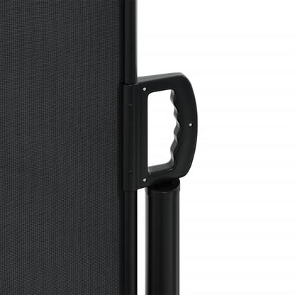 Store latéral rétractable vidaXL noir 200x1000 cm