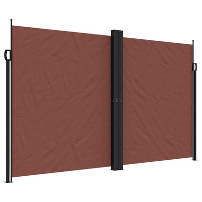 Store latéral extensible vidaXL Marron 200x1000 cm