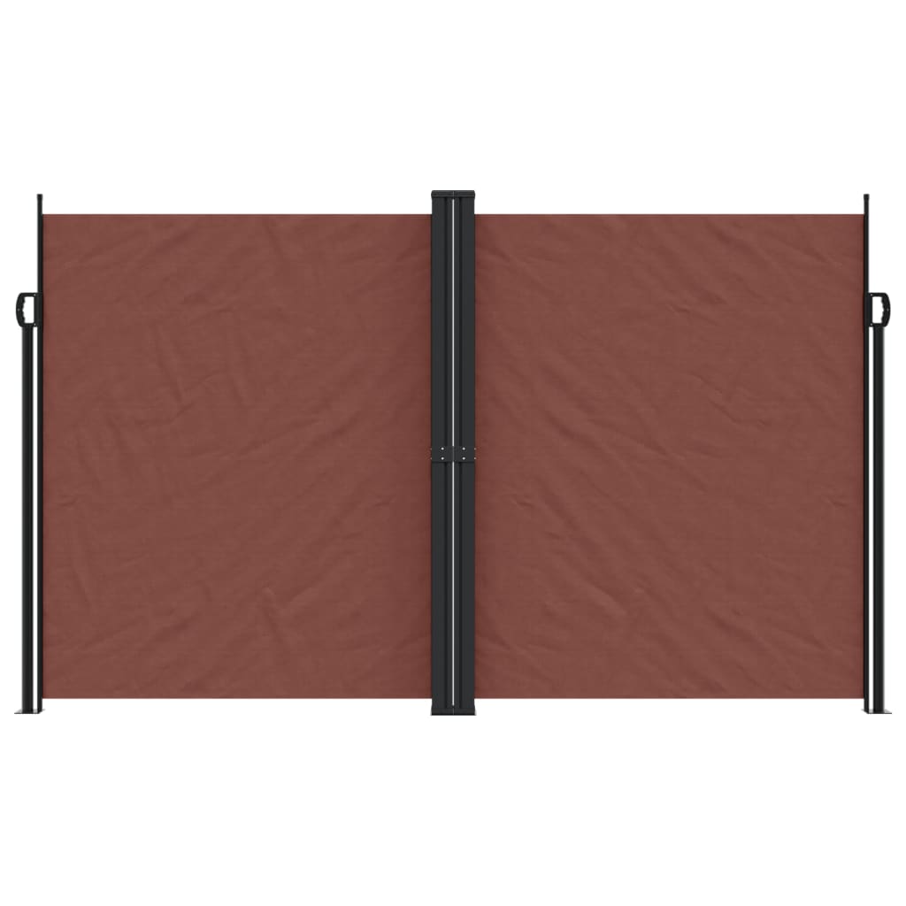 Store latéral extensible vidaXL Marron 200x1000 cm