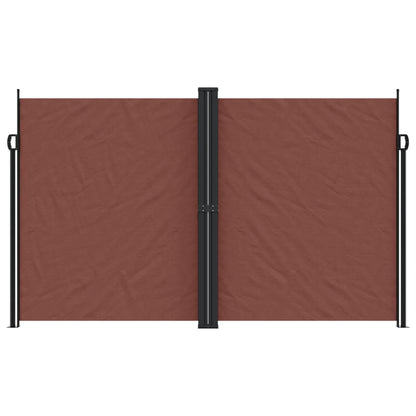 Store latéral extensible vidaXL Marron 200x1000 cm
