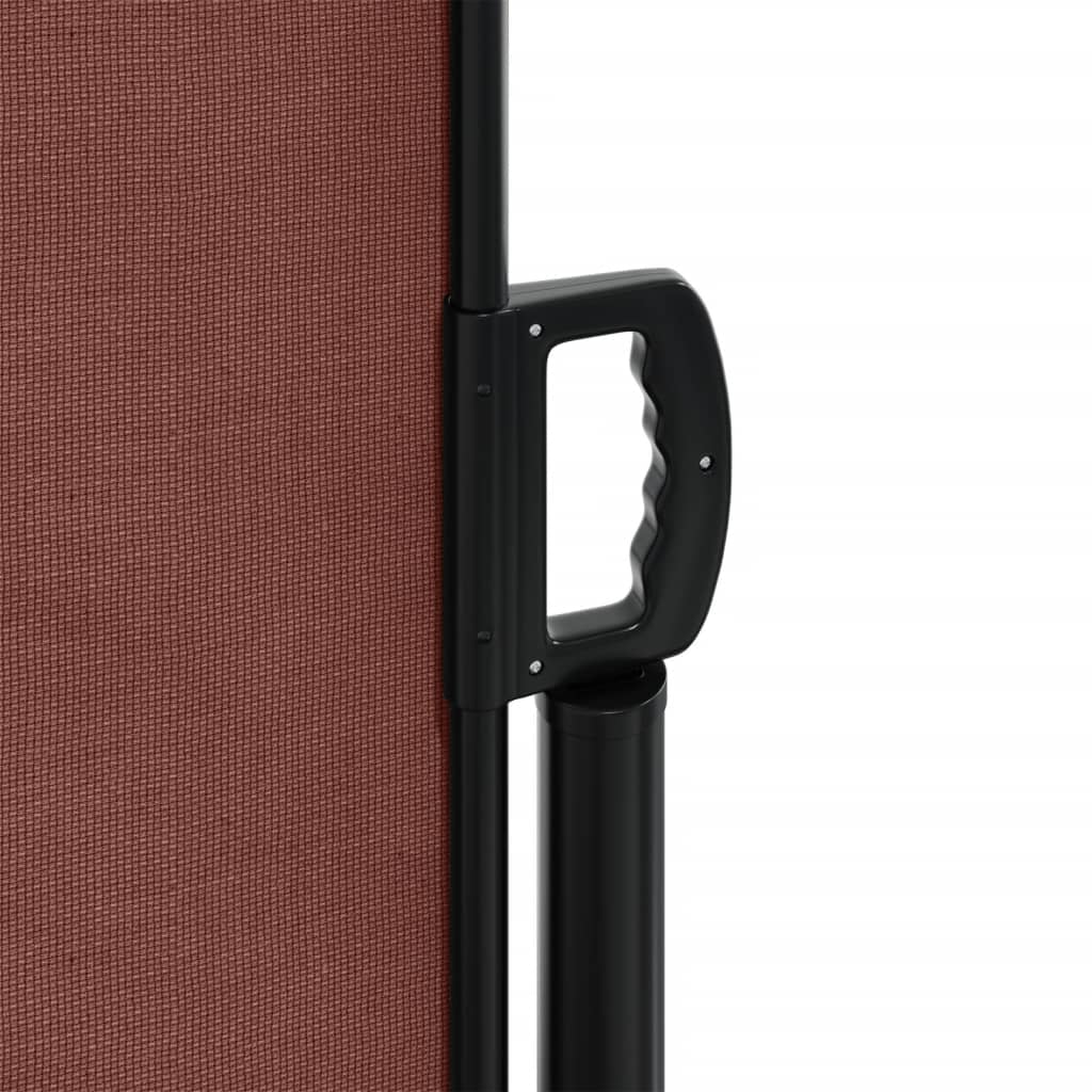 Store latéral extensible vidaXL Marron 200x1000 cm