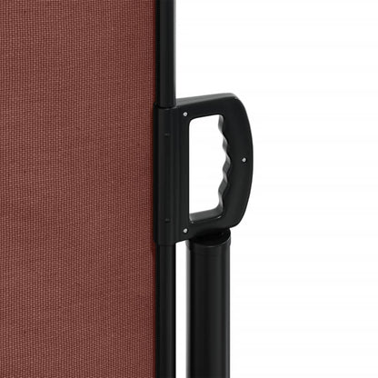Store latéral extensible vidaXL Marron 200x1000 cm