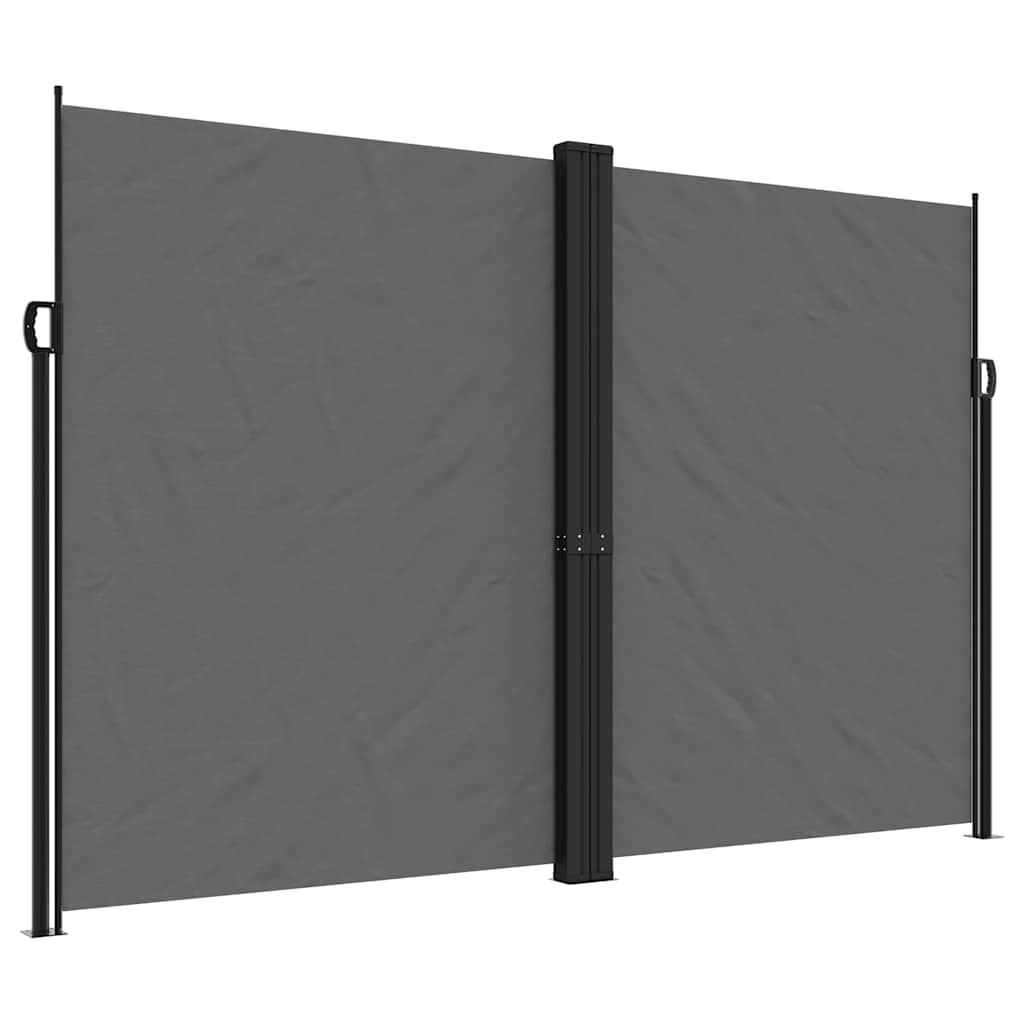 vidaXL Seitenmarkise Ausziehbar Anthrazit 220x1000 cm