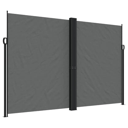 vidaXL Seitenmarkise Ausziehbar Anthrazit 220x1000 cm