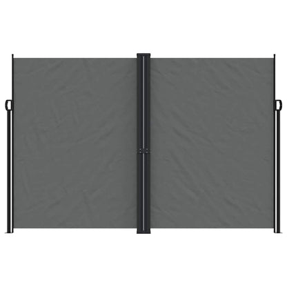 vidaXL Seitenmarkise Ausziehbar Anthrazit 220x1000 cm