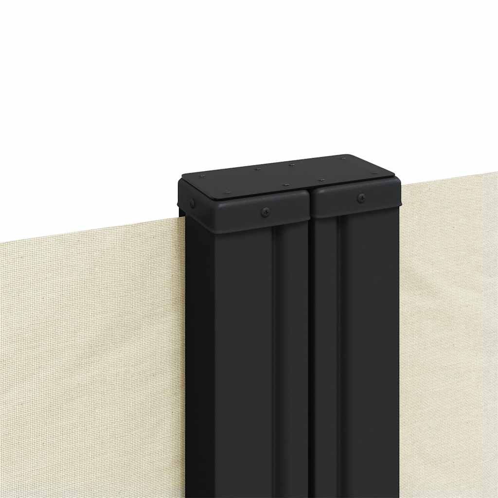 vidaXL Seitenmarkise Ausziehbar Creme 120x1200 cm