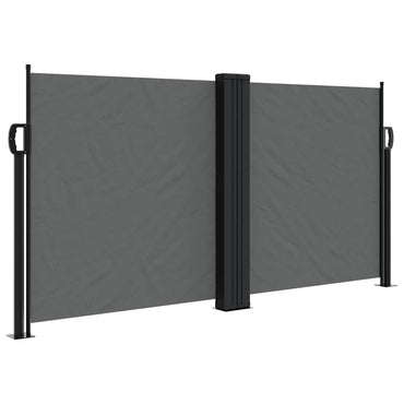 vidaXL Seitenmarkise Ausziehbar Anthrazit 120x1200 cm