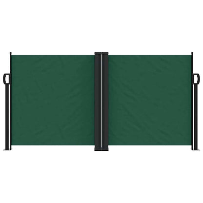 vidaXL Store latéral rétractable vert foncé 120x1200 cm