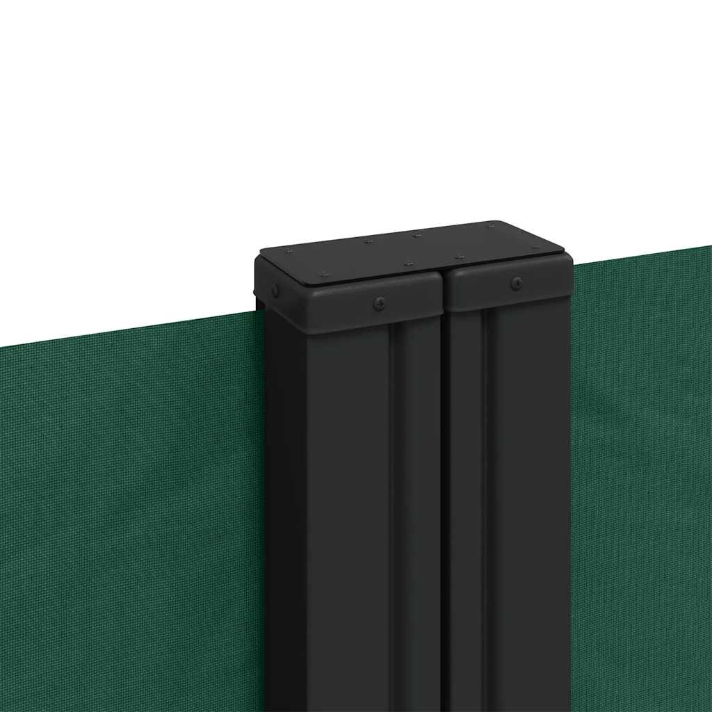 vidaXL Store latéral rétractable vert foncé 120x1200 cm