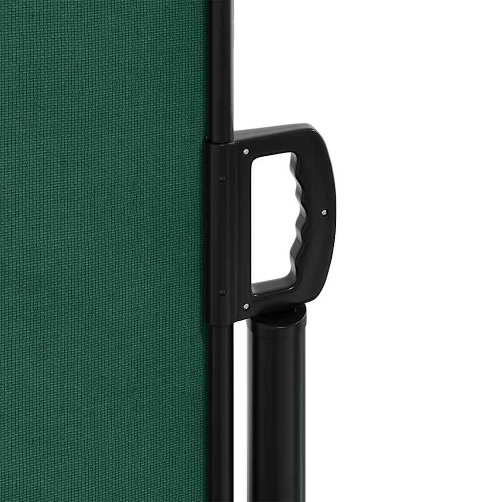 vidaXL Store latéral rétractable vert foncé 120x1200 cm