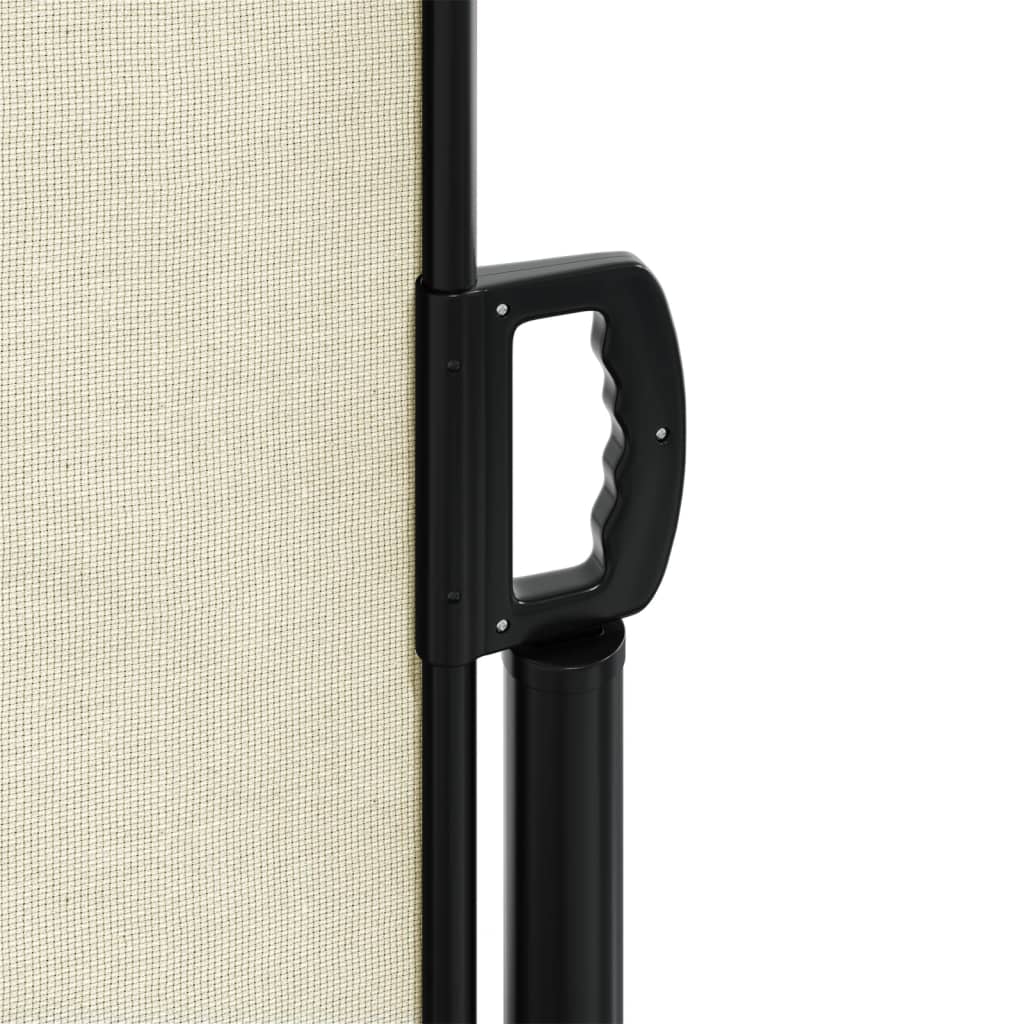 vidaXL Seitenmarkise Ausziehbar Creme 140x1200 cm