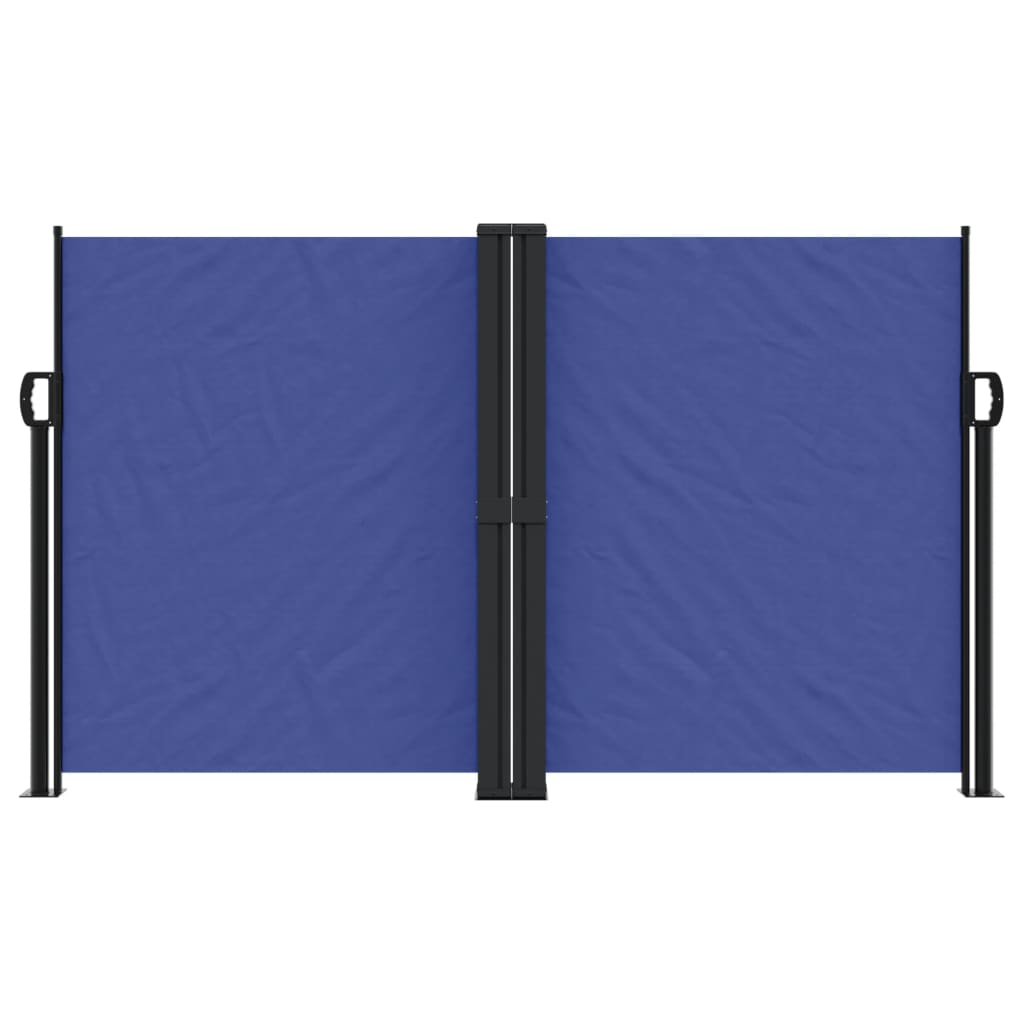 vidaXL Seitenmarkise Ausziehbar Blau 140x1200 cm