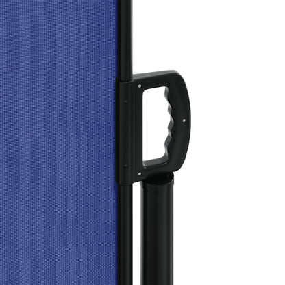 vidaXL Seitenmarkise Ausziehbar Blau 140x1200 cm