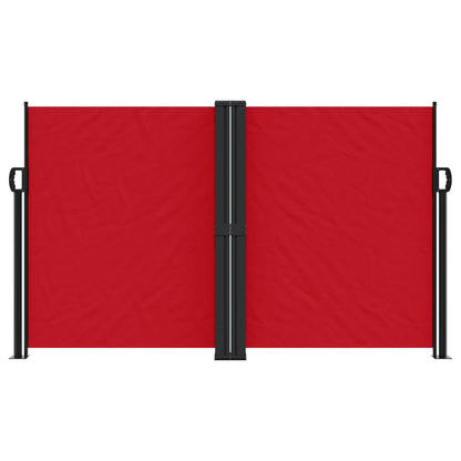 vidaXL Seitenmarkise Ausziehbar Rot 140x1200 cm