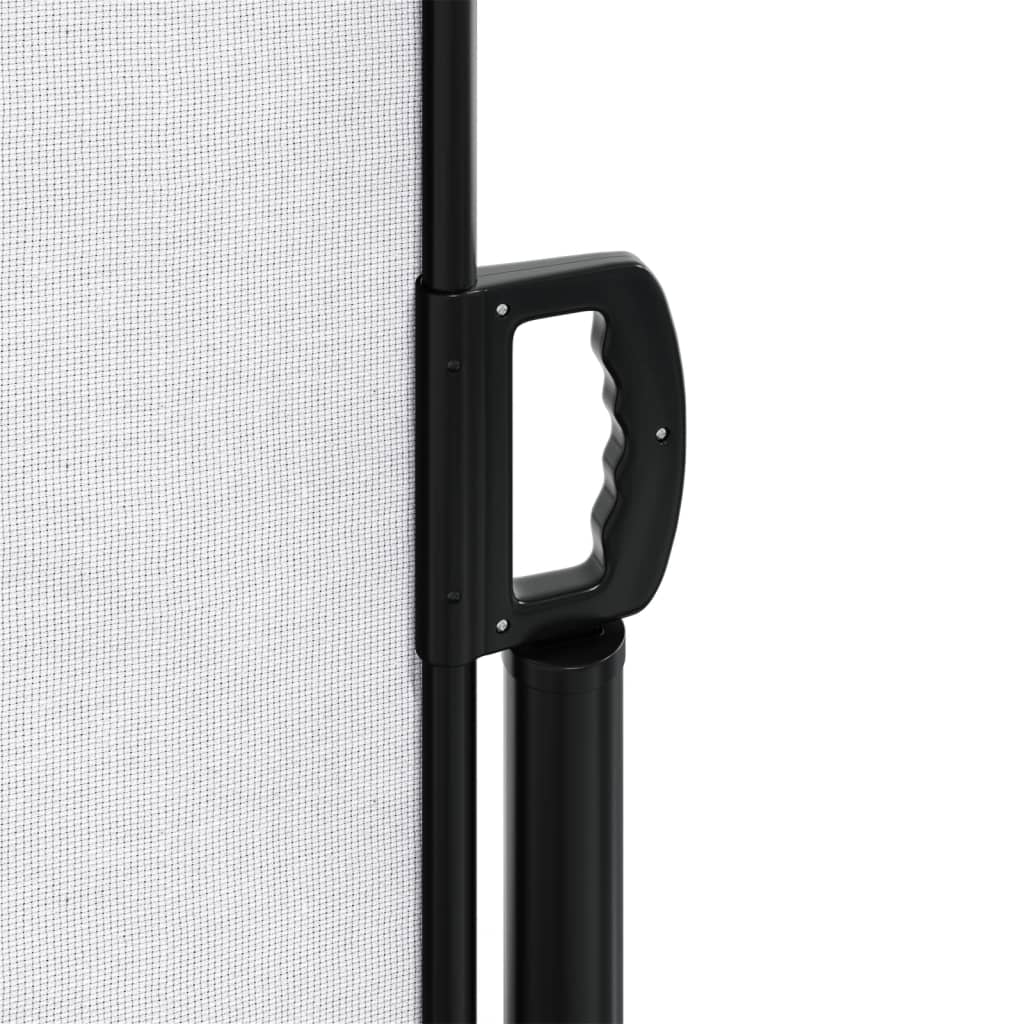 vidaXL Seitenmarkise Ausziehbar Weiß 140x1200 cm