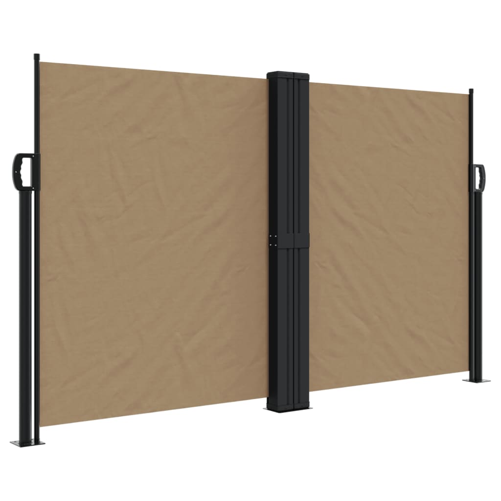 Store latéral rétractable vidaXL Taupe 140x1200 cm