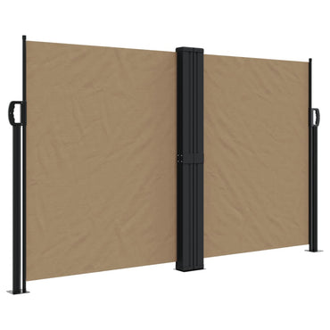 Store latéral rétractable vidaXL Taupe 140x1200 cm
