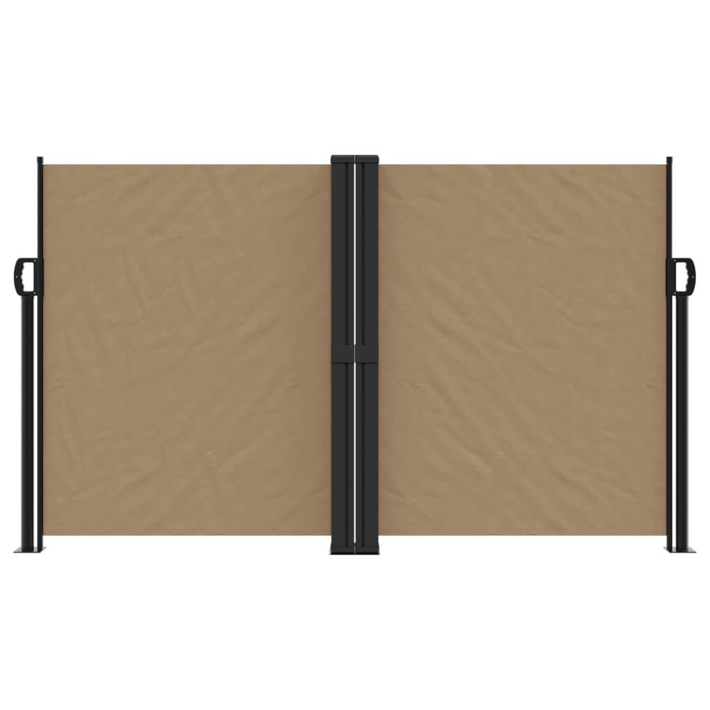 Store latéral rétractable vidaXL Taupe 140x1200 cm