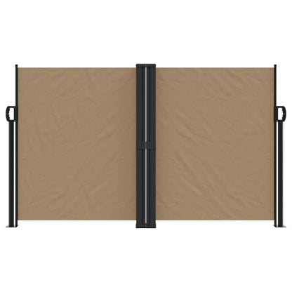 Store latéral rétractable vidaXL Taupe 140x1200 cm