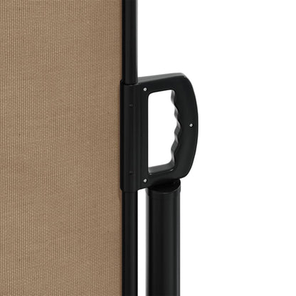 Store latéral rétractable vidaXL Taupe 140x1200 cm