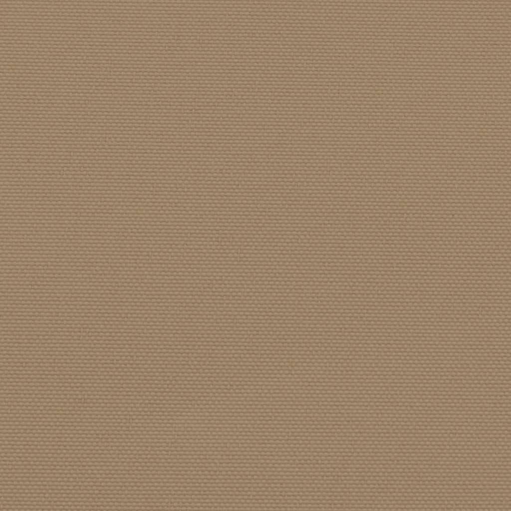 Store latéral rétractable vidaXL Taupe 140x1200 cm