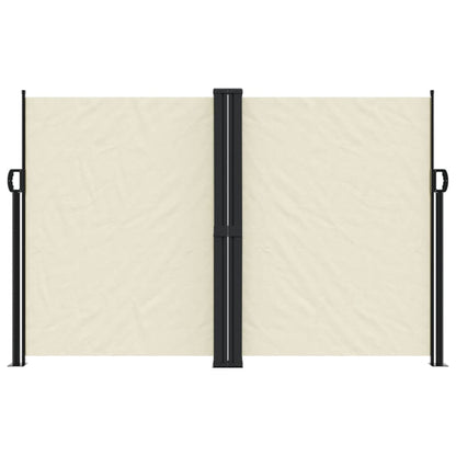 vidaXL Seitenmarkise Ausziehbar Creme 160x1200 cm