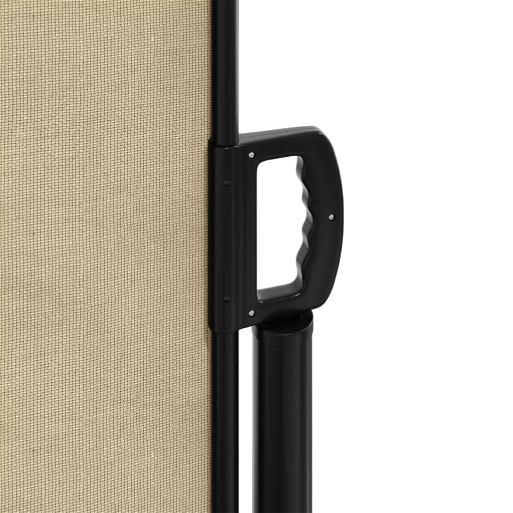 vidaXL Seitenmarkise Ausziehbar Beige 160x1200 cm