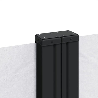 vidaXL Seitenmarkise Ausziehbar Weiß 160x1200 cm