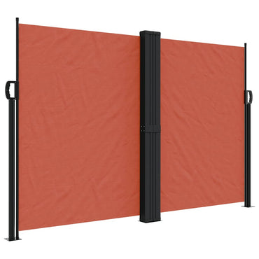 vidaXL Store latéral rétractable Terre Cuite 160x1200 cm