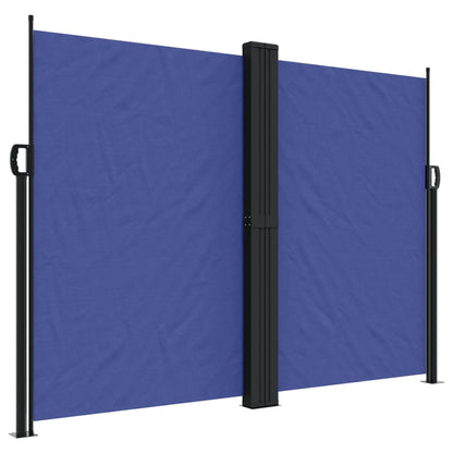 vidaXL Seitenmarkise Ausziehbar Blau 180x1200 cm