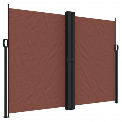 vidaXL Store latéral rétractable Marron 180x1200 cm