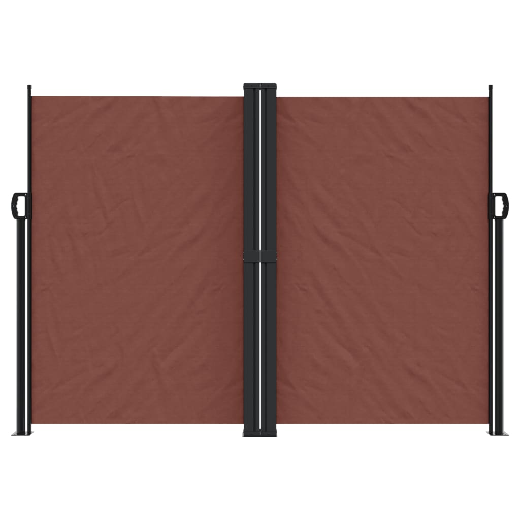 vidaXL Store latéral rétractable Marron 180x1200 cm