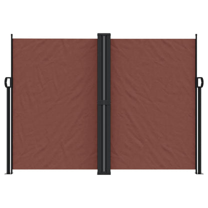 vidaXL Store latéral rétractable Marron 180x1200 cm