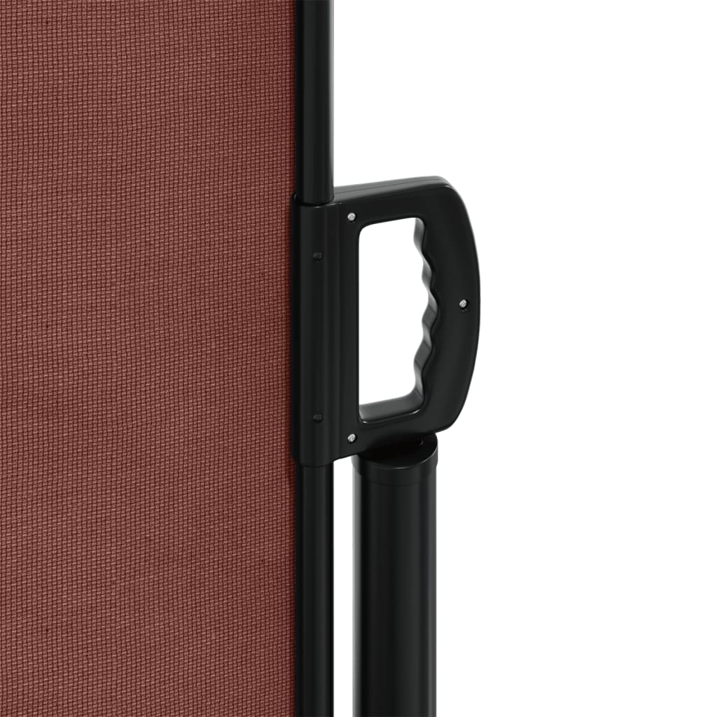 vidaXL Store latéral rétractable Marron 180x1200 cm