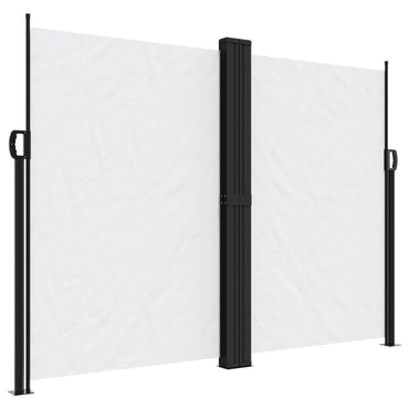 vidaXL Store latéral rétractable Blanc 180x1200 cm
