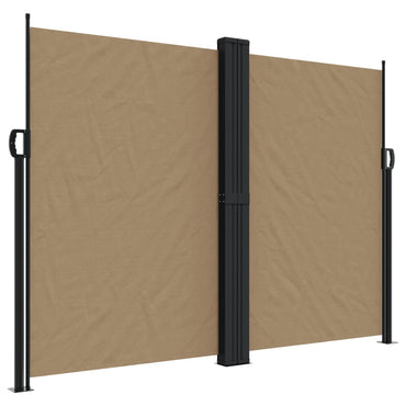 vidaXL Store latéral rétractable taupe 180x1200 cm