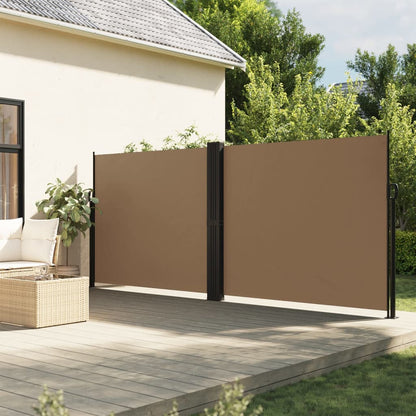 vidaXL Store latéral rétractable taupe 180x1200 cm
