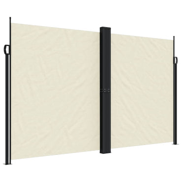 vidaXL Store latéral rétractable crème 200x1200 cm