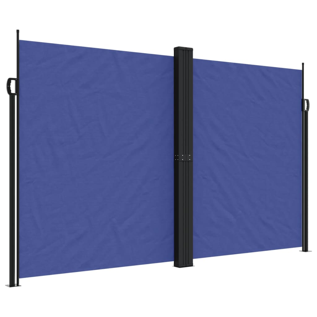 Store latéral rétractable vidaXL bleu 200x1200 cm