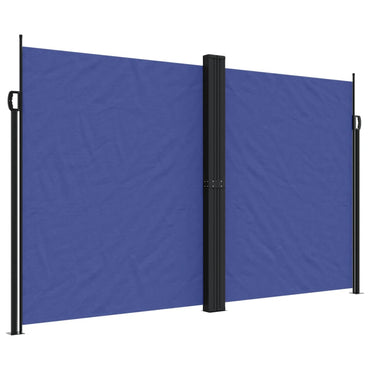 Store latéral rétractable vidaXL bleu 200x1200 cm