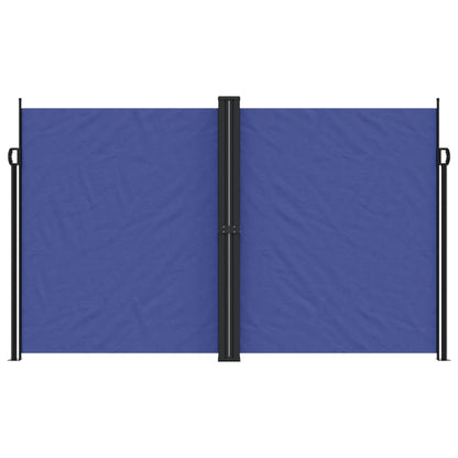 Store latéral rétractable vidaXL bleu 200x1200 cm