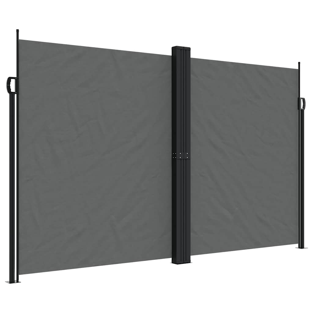 Store latéral rétractable vidaXL anthracite 200x1200 cm