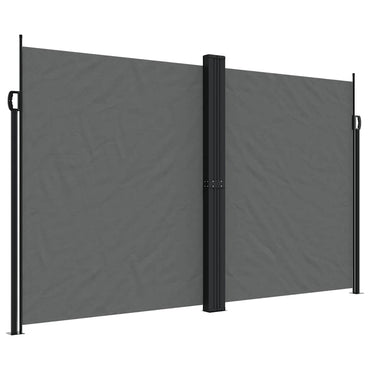 Store latéral rétractable vidaXL anthracite 200x1200 cm