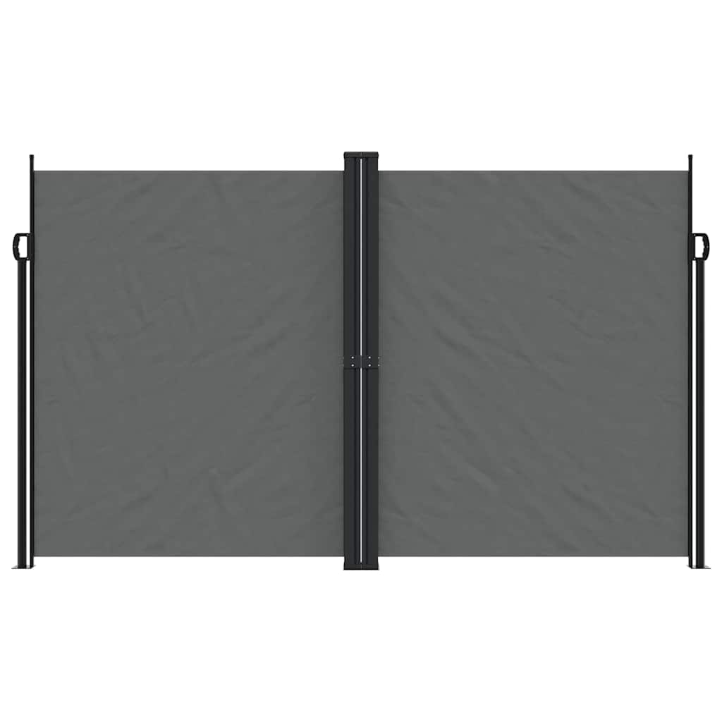 Store latéral rétractable vidaXL anthracite 200x1200 cm