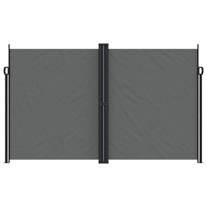Store latéral rétractable vidaXL anthracite 200x1200 cm