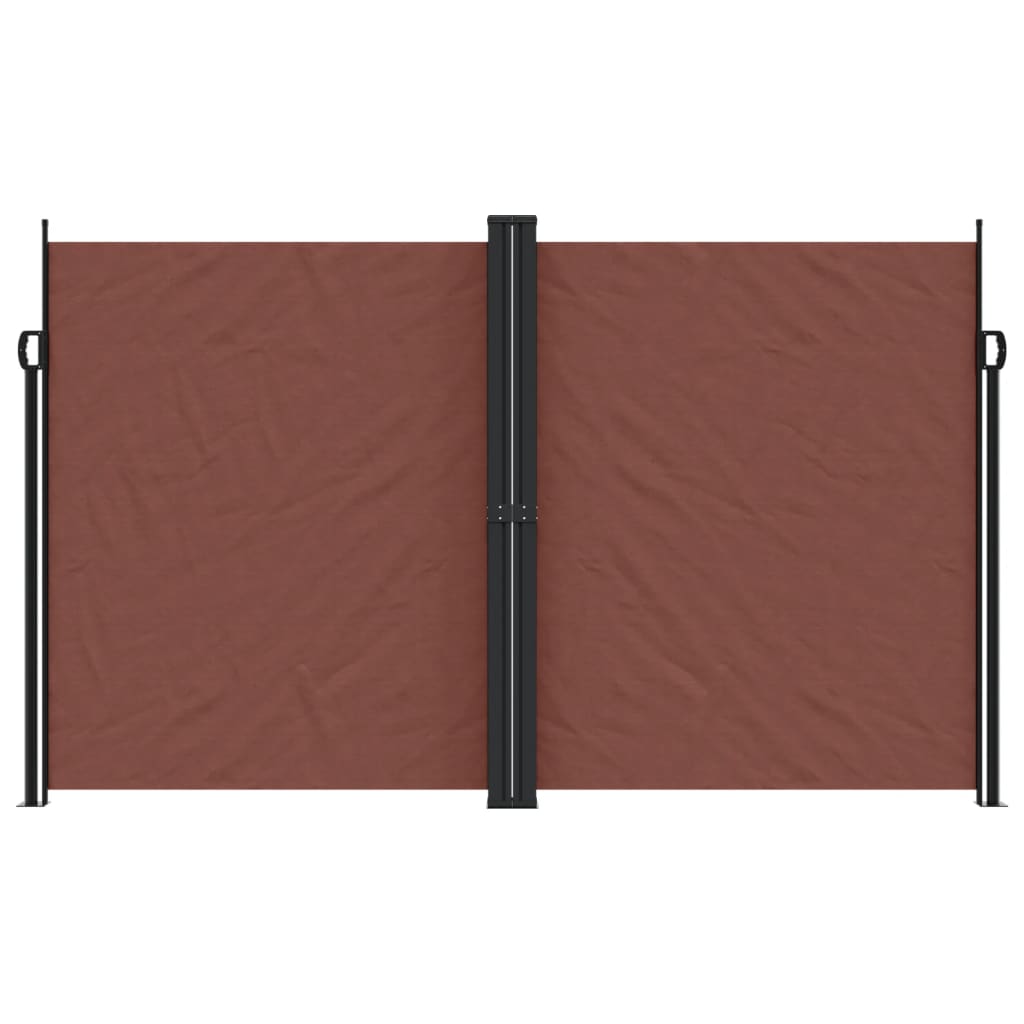 vidaXL Store latéral rétractable Marron 200x1200 cm