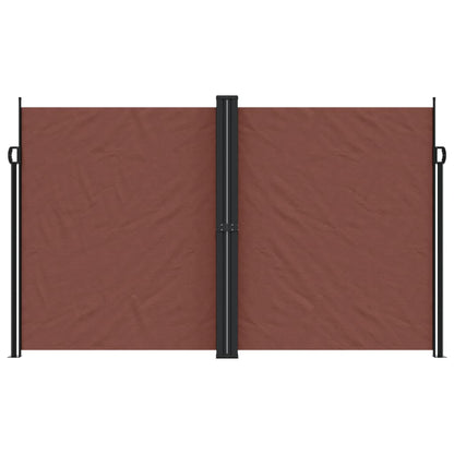 vidaXL Store latéral rétractable Marron 200x1200 cm