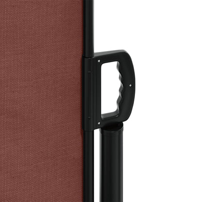 vidaXL Store latéral rétractable Marron 200x1200 cm