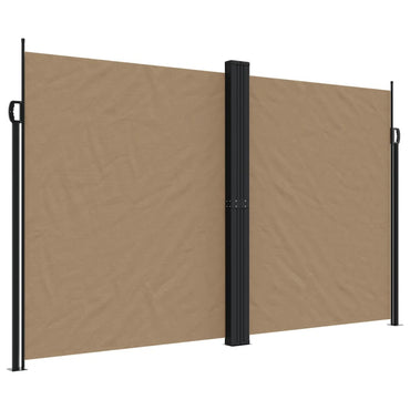 vidaXL Store latéral rétractable taupe 200x1200 cm